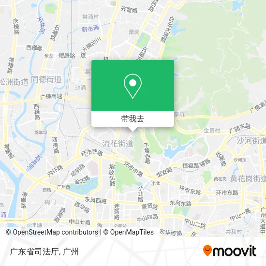 广东省司法厅地图