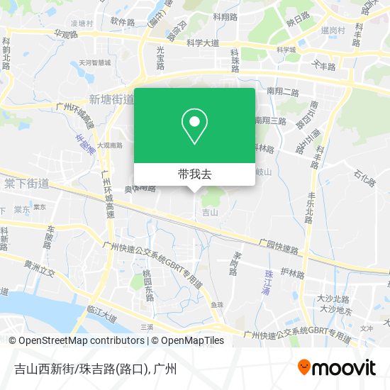 吉山西新街/珠吉路(路口)地图