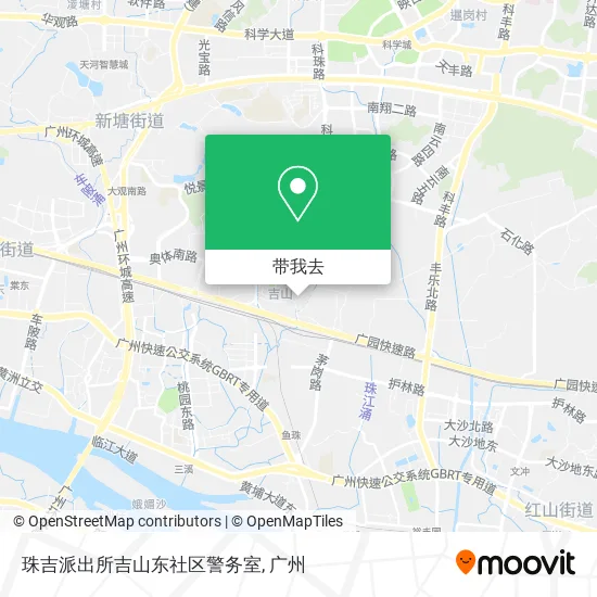 珠吉派出所吉山东社区警务室地图