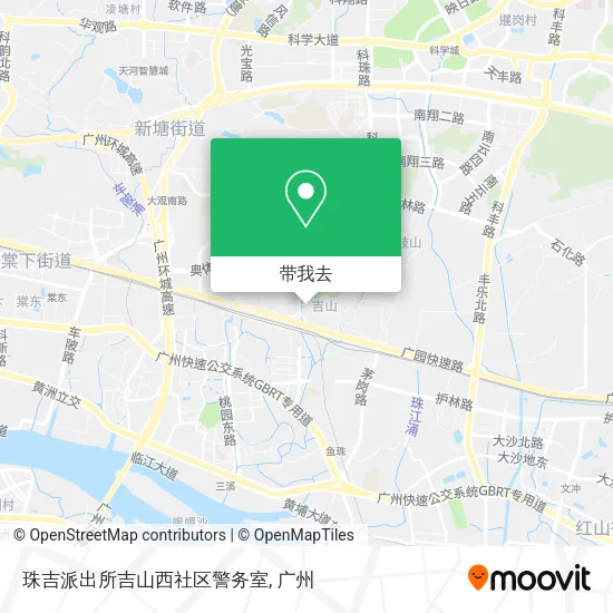 珠吉派出所吉山西社区警务室地图