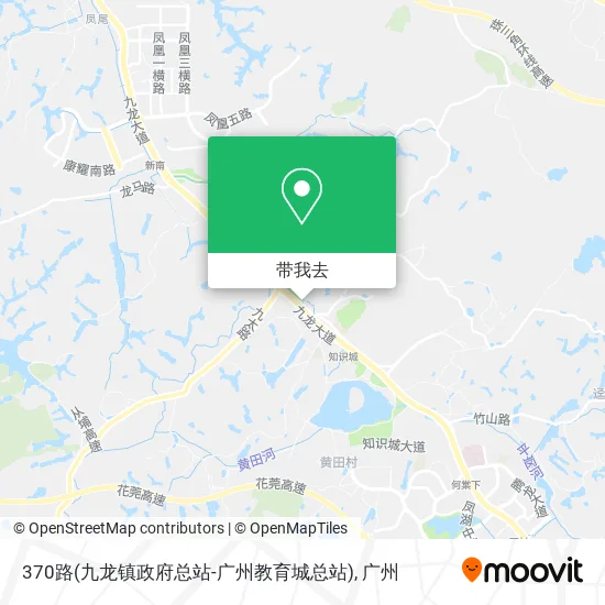370路(九龙镇政府总站-广州教育城总站)地图