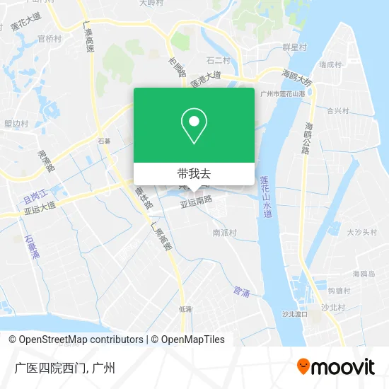 广医四院西门地图