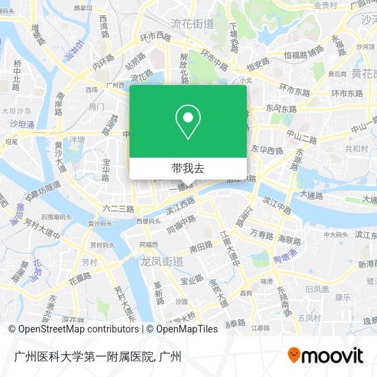 广州医科大学第一附属医院地图