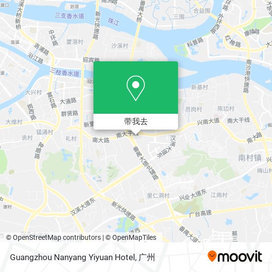 Guangzhou Nanyang Yiyuan Hotel地图