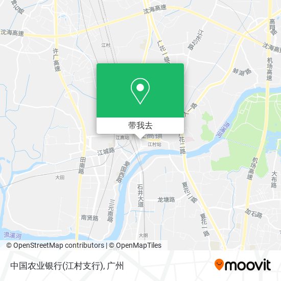 中国农业银行(江村支行)地图