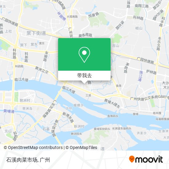 石溪肉菜市场地图