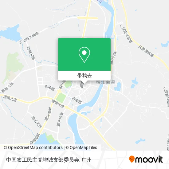 中国农工民主党增城支部委员会地图