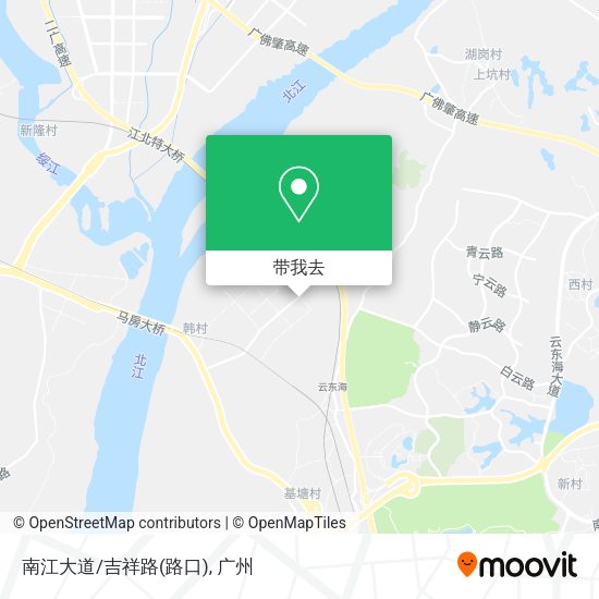 南江大道/吉祥路(路口)地图