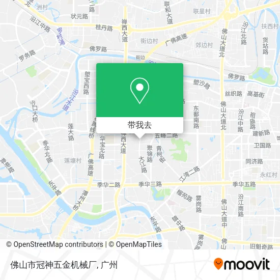 佛山市冠神五金机械厂地图