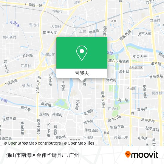 佛山市南海区金伟华厨具厂地图