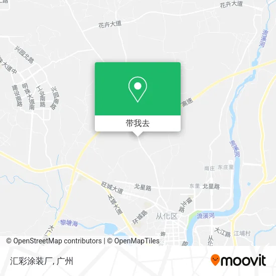 汇彩涂装厂地图