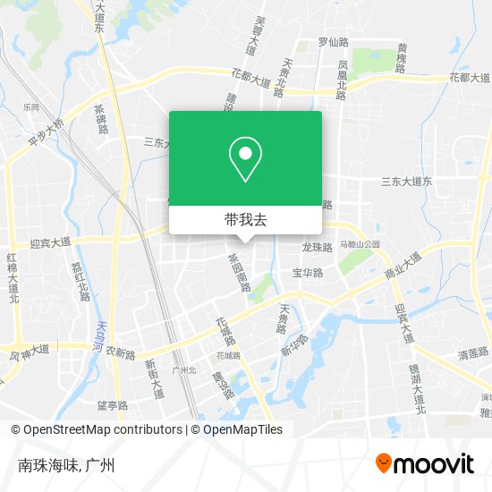 南珠海味地图