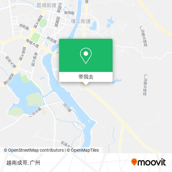 越南成哥地图