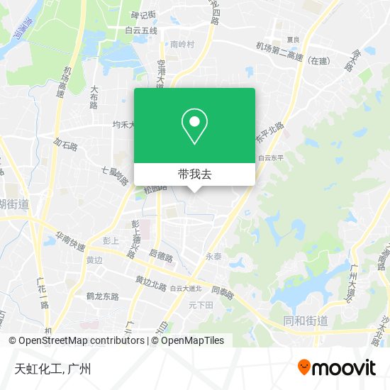 天虹化工地图
