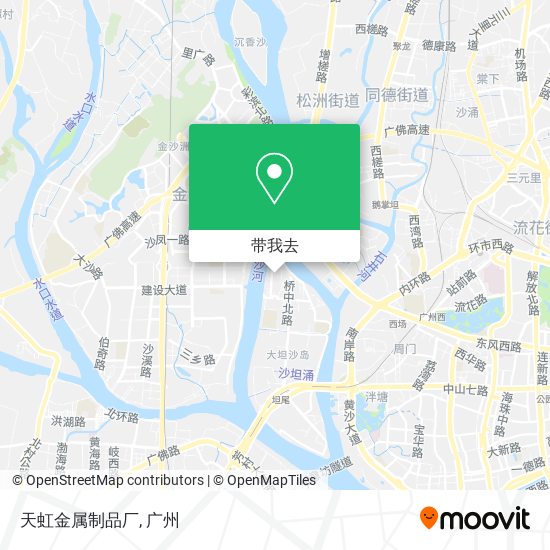 天虹金属制品厂地图