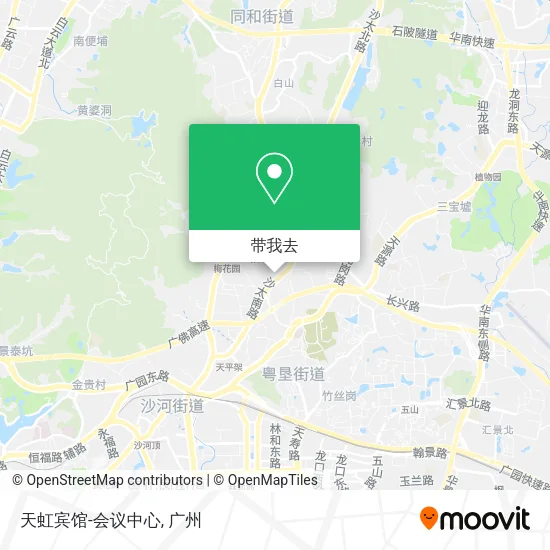 天虹宾馆-会议中心地图