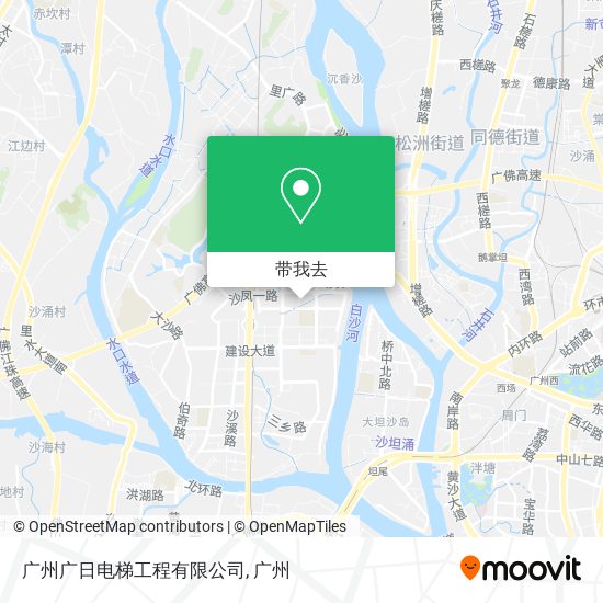 广州广日电梯工程有限公司地图