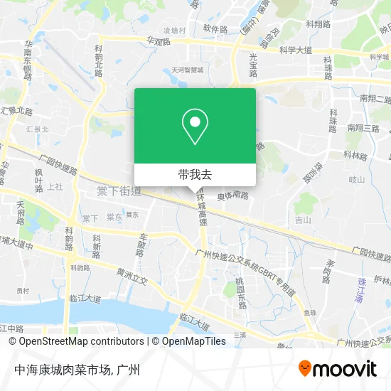 中海康城肉菜市场地图