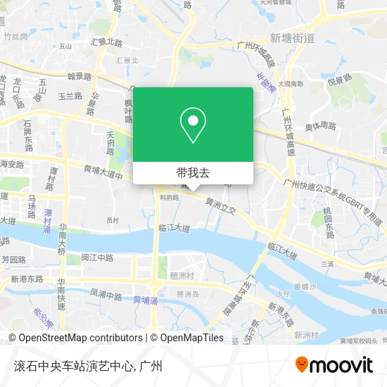 滚石中央车站演艺中心地图