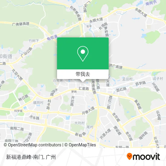 新福港鼎峰-南门地图