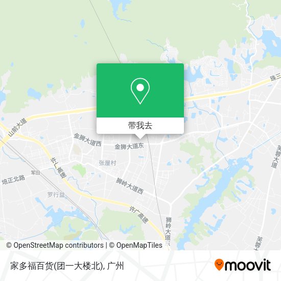 家多福百货(团一大楼北)地图