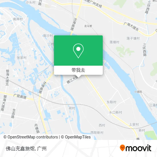 佛山充鑫旅馆地图