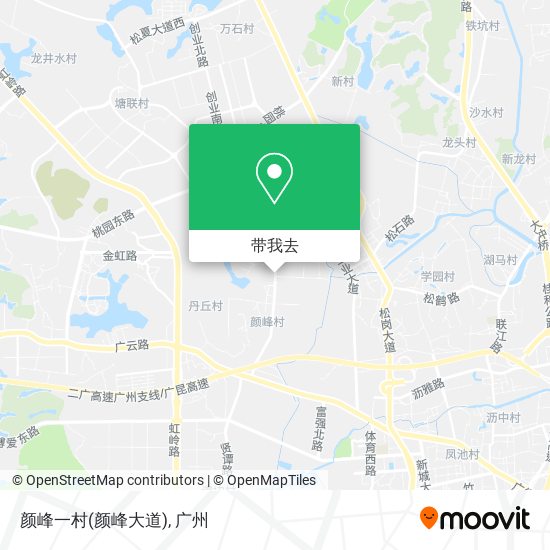 颜峰一村(颜峰大道)地图