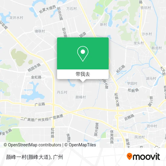 颜峰一村(颜峰大道)地图