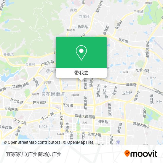 宜家家居(广州商场)地图