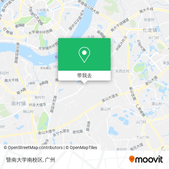 暨南大学南校区地图
