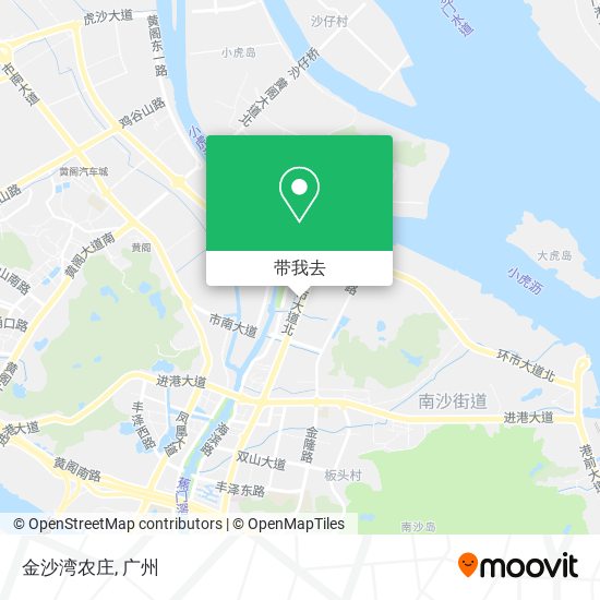金沙湾农庄地图