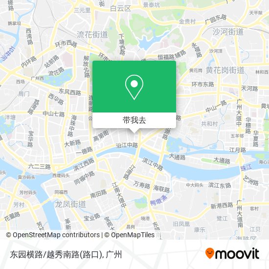 东园横路/越秀南路(路口)地图