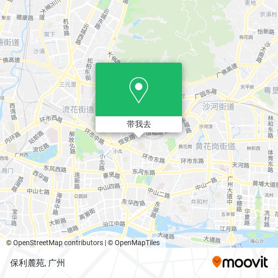 保利麓苑地图