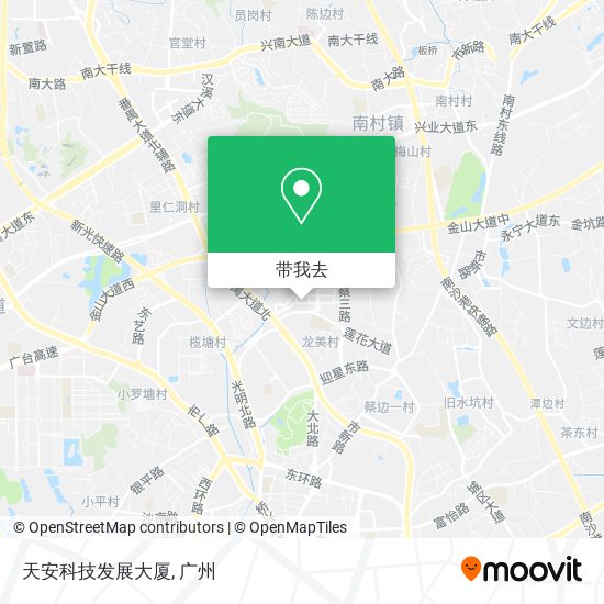 天安科技发展大厦地图