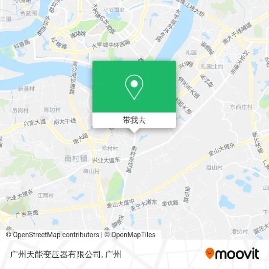 广州天能变压器有限公司地图