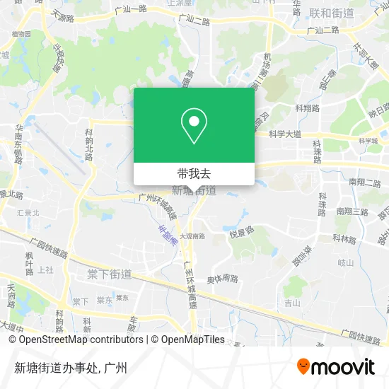 新塘街道办事处地图