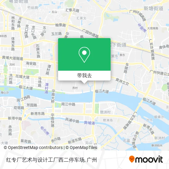 红专厂艺术与设计工厂西二停车场地图