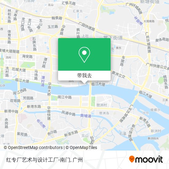 红专厂艺术与设计工厂-南门地图