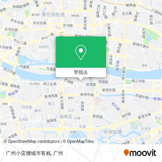 广州小蛮腰城市客栈地图
