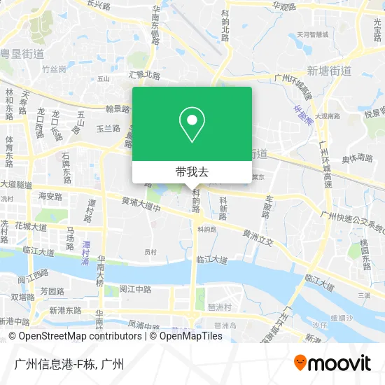 广州信息港-F栋地图
