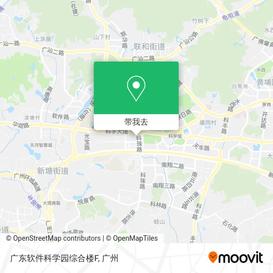 广东软件科学园综合楼F地图