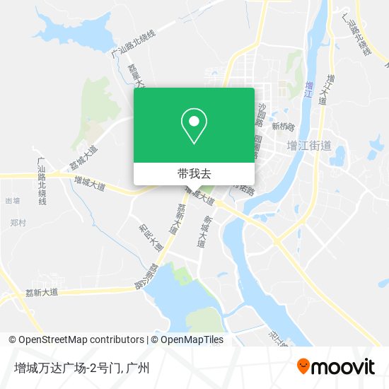 增城万达广场-2号门地图