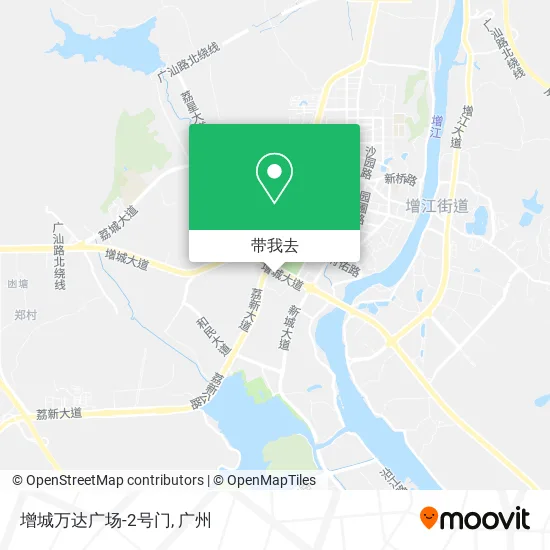 增城万达广场-2号门地图