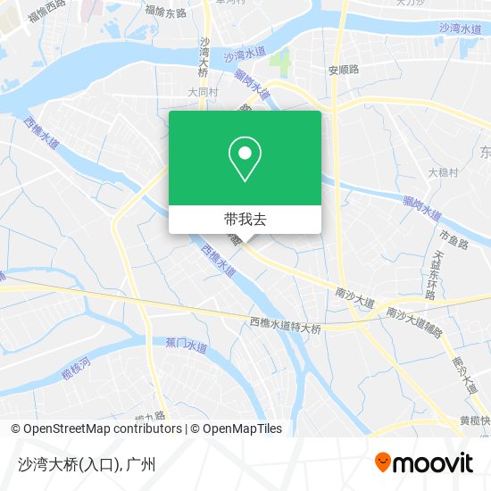 沙湾大桥(入口)地图
