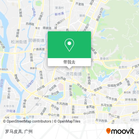 罗马皮具地图