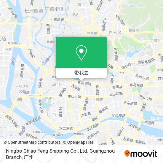 Ningbo Chiao Feng Shipping Co., Ltd. Guangzhou Branch地图