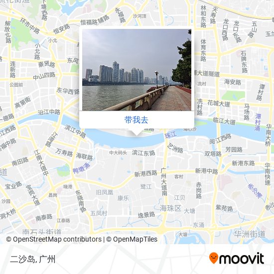二沙岛地图