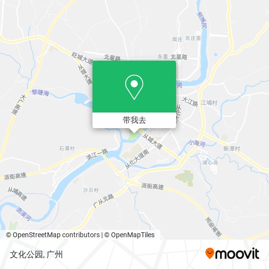 文化公园地图