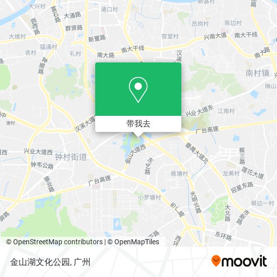 金山湖文化公园地图
