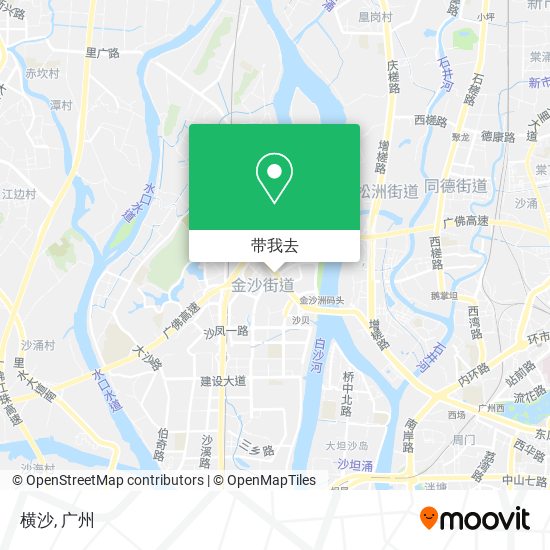 横沙地图